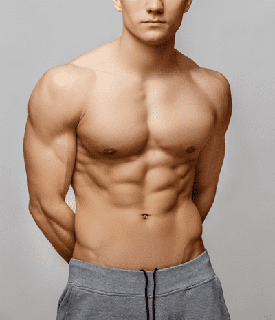 メンズ脱毛_男性半身