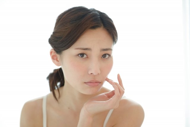 化粧のノリが悪い
