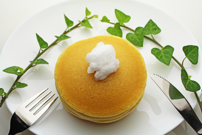 ココナッツオイルとパンケーキ
