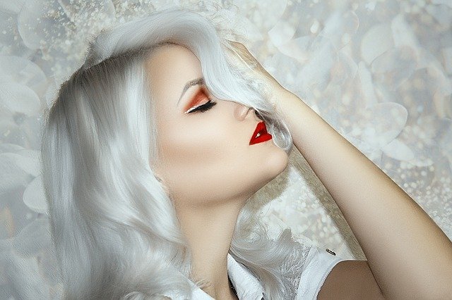 シルバーヘアロング