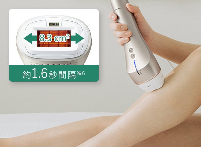 Panasonic光エステ照射面