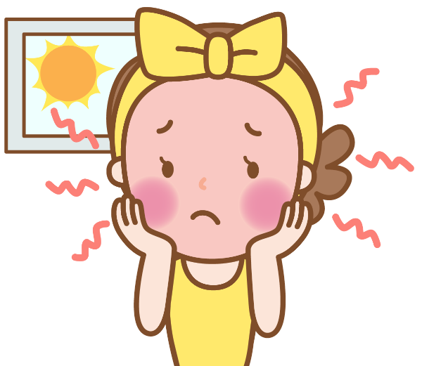 ヒリヒリイラスト