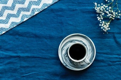 ブルーとコーヒー
