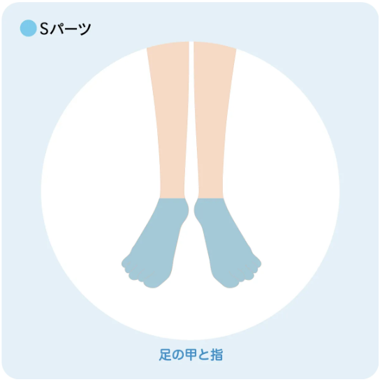 ミュゼ_足指甲