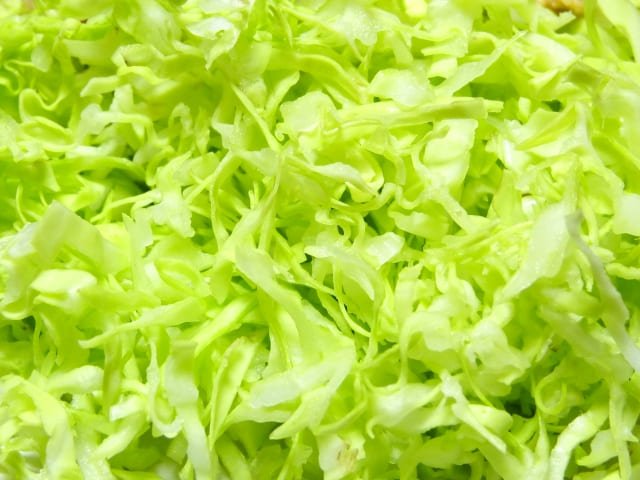 千切りキャベツ