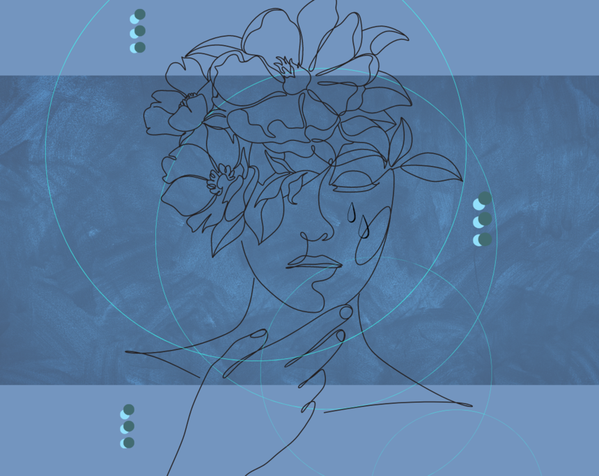 女性_泣く_イラスト