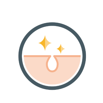 毛穴キュッ_イラスト