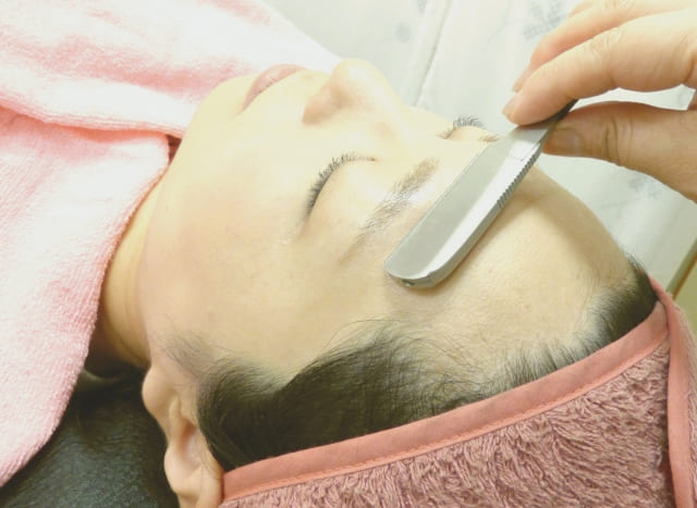 理容室の顔そり