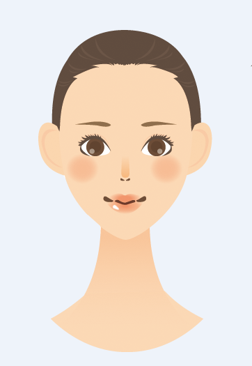 顔脱毛_イラスト