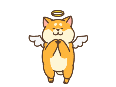 天に召される犬